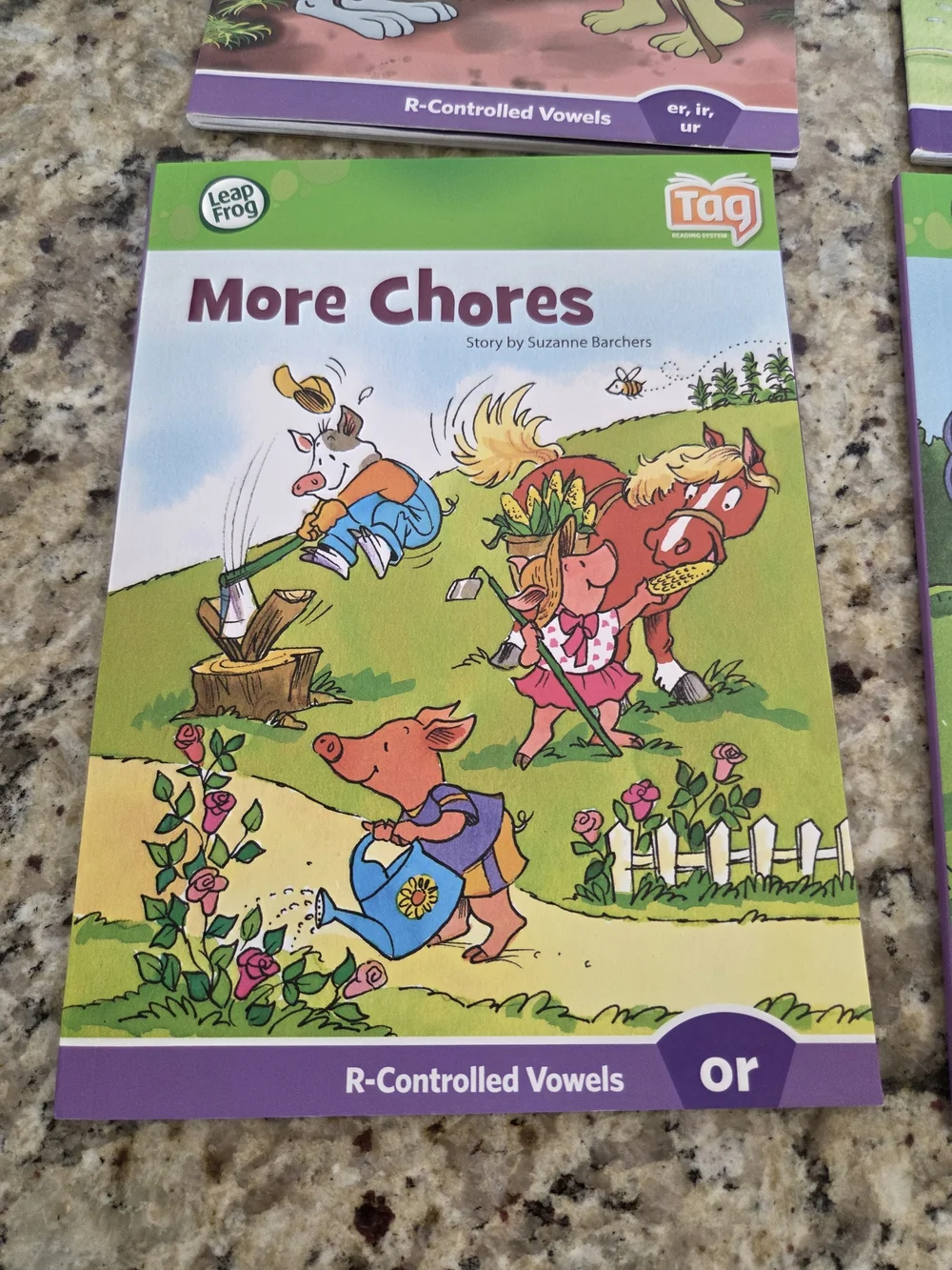 Leapfrog Tag Reading System Books Vowels Lot Of 4 Leap Frog Learning Reading